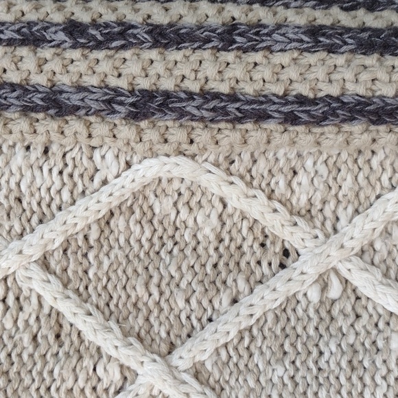 CTME Vintage Tan and Gray Sweater M - Picture 7 of 11